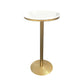 Contemporary Round Pub Table Set with Metal Stools 1/3/5 Pieces Pine Wood Top Bar Set White 24"L x 24"W Clearhalo 'Bar Furniture' 'furn' 'furn_home_bar_bar_sets' 'Furniture' 'Home Bars & Bar Sets' 'home_bar_bar_sets' 'Kitchen & Dining Furniture' 6157750