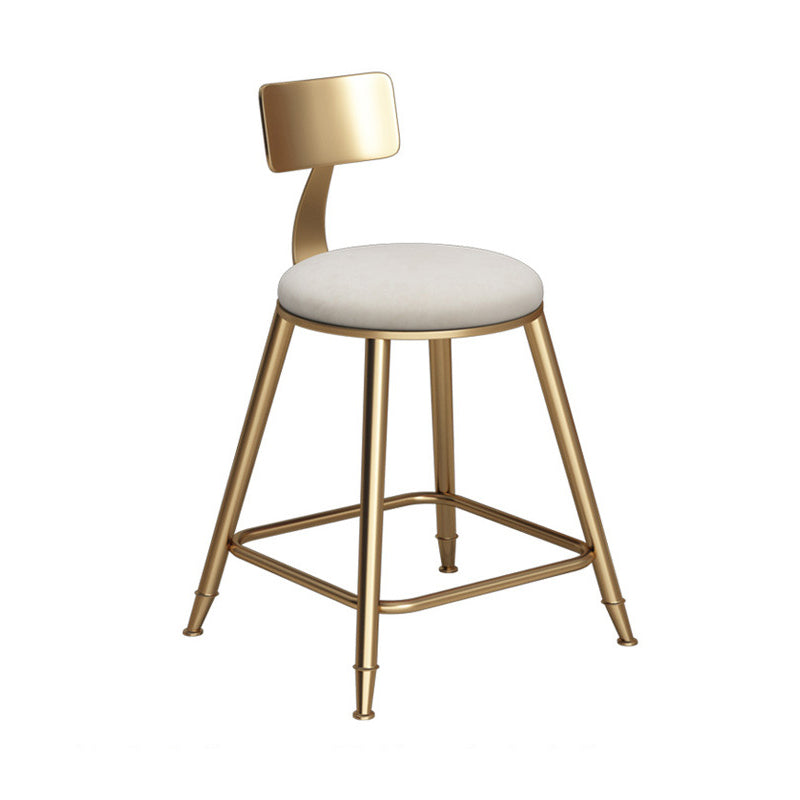 Contemporary Round Pub Table Set with Metal Stools 1/3/5 Pieces Pine Wood Top Bar Set White 18"H Stool (Single) Clearhalo 'Bar Furniture' 'furn' 'furn_home_bar_bar_sets' 'Furniture' 'Home Bars & Bar Sets' 'home_bar_bar_sets' 'Kitchen & Dining Furniture' 6157754