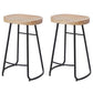1/2/3 Pieces Industrial Rectangle Pub Table Set Solid Wood Counter Table Set Clearhalo 'Bar Furniture' 'furn' 'furn_home_bar_bar_sets' 'Furniture' 'Home Bars & Bar Sets' 'home_bar_bar_sets' 'Kitchen & Dining Furniture' 6157785