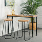 1/2/3 Pieces Industrial Rectangle Pub Table Set Solid Wood Counter Table Set Clearhalo 'Bar Furniture' 'furn' 'furn_home_bar_bar_sets' 'Furniture' 'Home Bars & Bar Sets' 'home_bar_bar_sets' 'Kitchen & Dining Furniture' 6157786