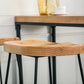 1/2/3 Pieces Industrial Rectangle Pub Table Set Solid Wood Counter Table Set Clearhalo 'Bar Furniture' 'furn' 'furn_home_bar_bar_sets' 'Furniture' 'Home Bars & Bar Sets' 'home_bar_bar_sets' 'Kitchen & Dining Furniture' 6157792
