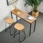 1/2/3 Pieces Industrial Rectangle Pub Table Set Solid Wood Counter Table Set Clearhalo 'Bar Furniture' 'furn' 'furn_home_bar_bar_sets' 'Furniture' 'Home Bars & Bar Sets' 'home_bar_bar_sets' 'Kitchen & Dining Furniture' 6157797