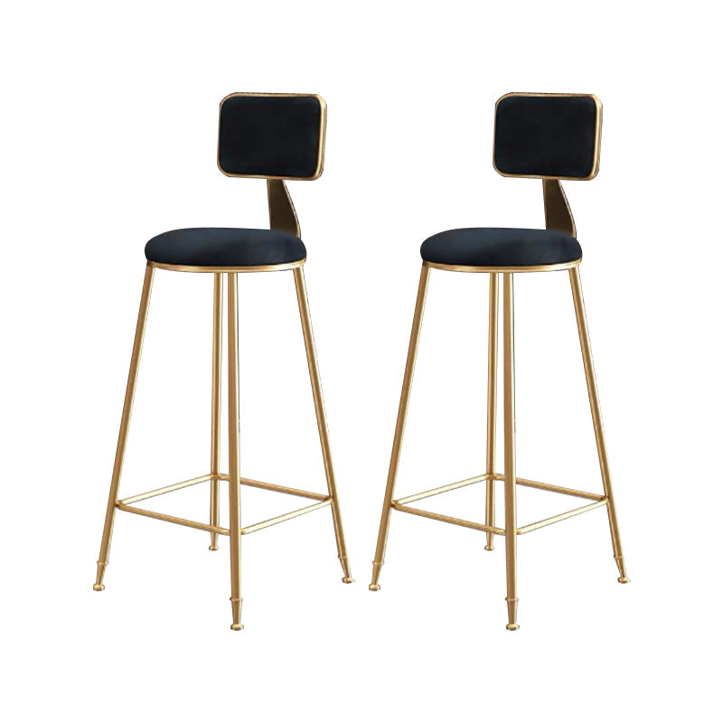 Glam Faux Marble Bar Set 1/2/4 Pieces Rectangle Counter Table Set for Indoor Black 30"H Stools (Set of 2) Clearhalo 'Bar Furniture' 'furn' 'furn_home_bar_bar_sets' 'Furniture' 'Home Bars & Bar Sets' 'home_bar_bar_sets' 'Kitchen & Dining Furniture' 6157843