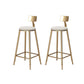 Glam Faux Marble Bar Set 1/2/4 Pieces Rectangle Counter Table Set for Indoor White 30"H Stools (Set of 2) Clearhalo 'Bar Furniture' 'furn' 'furn_home_bar_bar_sets' 'Furniture' 'Home Bars & Bar Sets' 'home_bar_bar_sets' 'Kitchen & Dining Furniture' 6157848