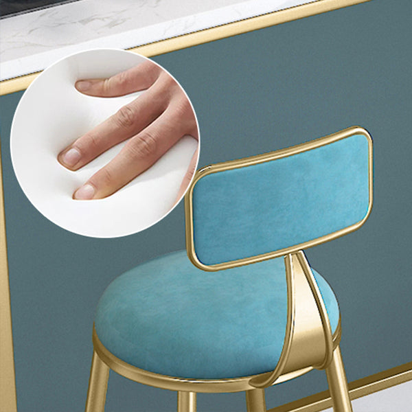Glam Faux Marble Bar Set 1/2/4 Pieces Rectangle Counter Table Set for Indoor Clearhalo 'Bar Furniture' 'furn' 'furn_home_bar_bar_sets' 'Furniture' 'Home Bars & Bar Sets' 'home_bar_bar_sets' 'Kitchen & Dining Furniture' 6157853