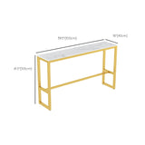 Set di barre in marmo in falsa glam 1/2/4 pezzi rettangolo tavolino set per interno