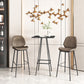 1/3/4-delige moderne barset met matte afwerking barkruk en tafelset