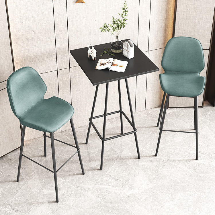 1/3/4-delige moderne barset met matte afwerking barkruk en tafelset
