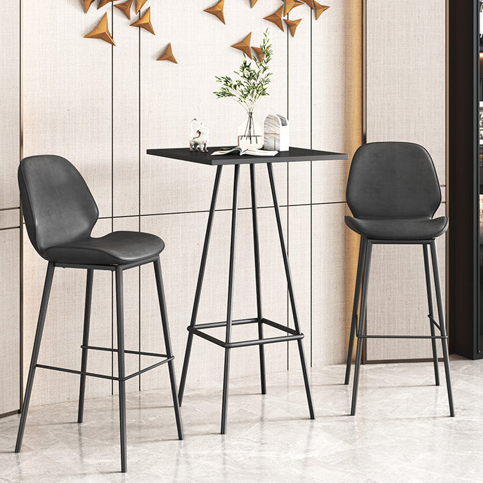 1/3/4-delige moderne barset met matte afwerking barkruk en tafelset