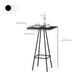 1/3/4-delige moderne barset met matte afwerking barkruk en tafelset