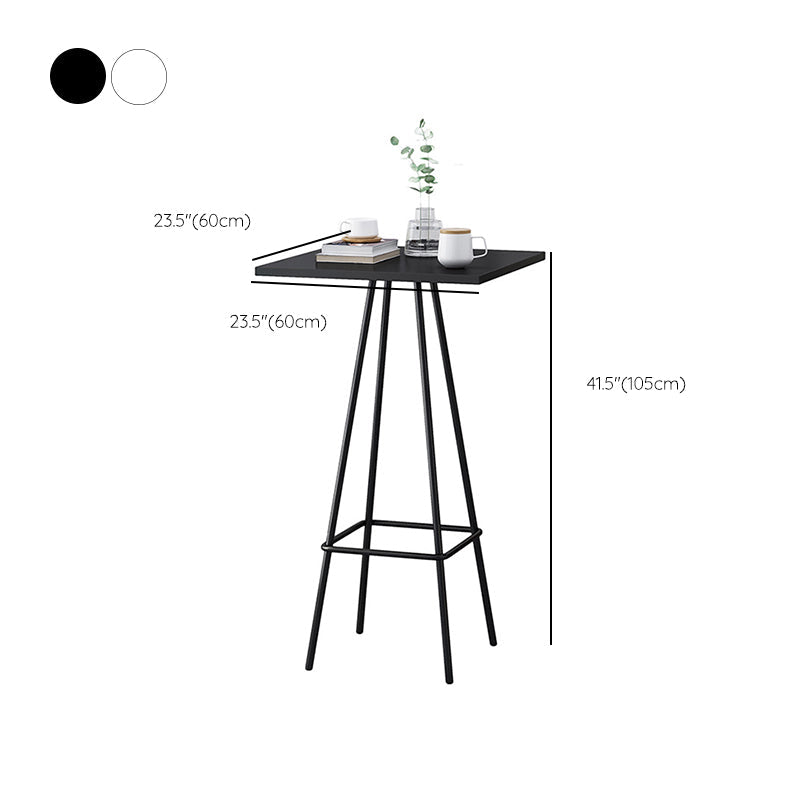 1/3/4-delige moderne barset met matte afwerking barkruk en tafelset