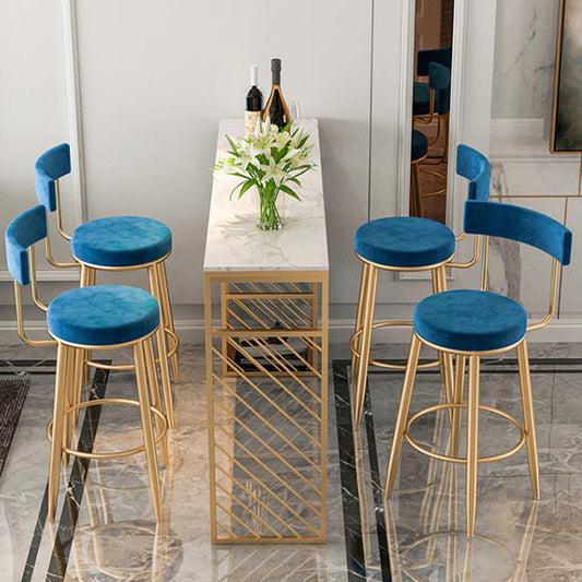 Glam Style 1/2/3 pezzi Fux Marble Bar Table Set Table Contatore fisso Set per uso domestico