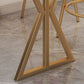 1/2/3/5 Stuks Luxe Onregelmatige Vorm Pub Tafelset Gesinterde Stenen Top Bistro Tafelset