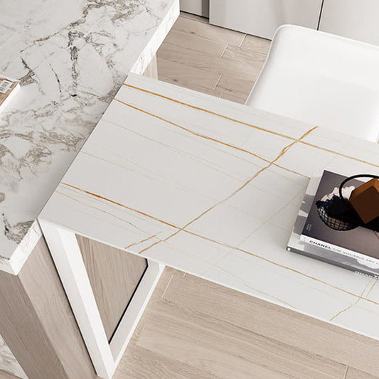 Industrieel 1/2/3/5 stuks metalen staaftafel Set stenen balktafel met hoge ontlasting voor keuken