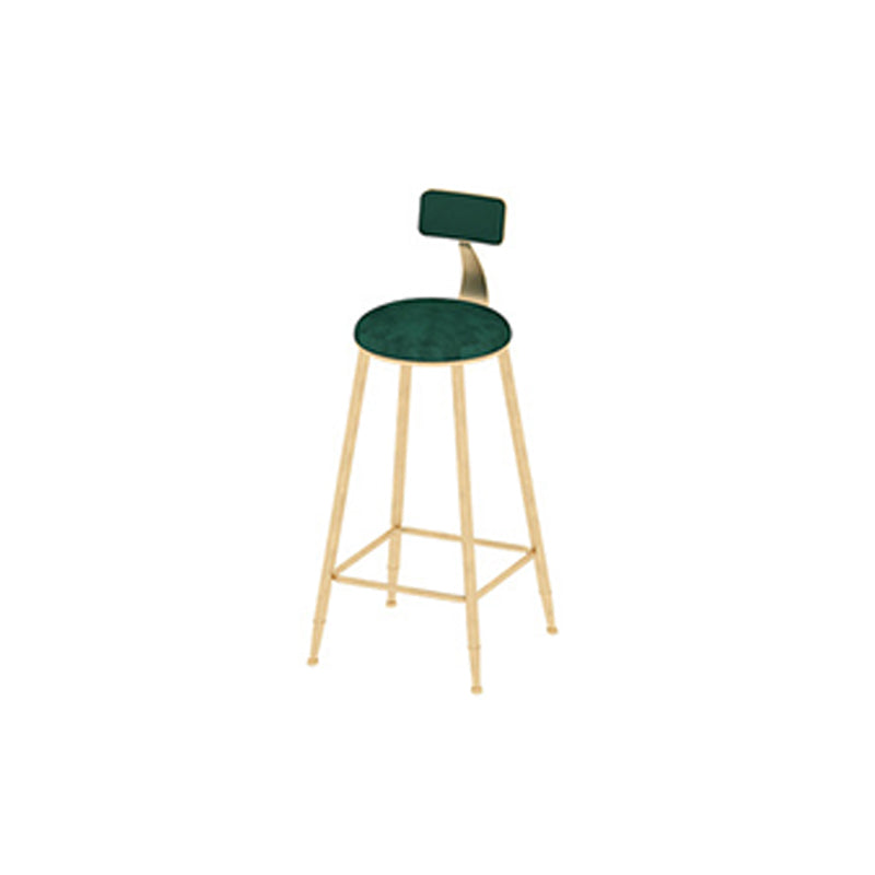 Glam Oval Bar Table Set 1/3 Pieces Stone Counter Table with Upholstered Stools Green 30"H Stool (Single) Clearhalo 'Bar Furniture' 'furn' 'furn_home_bar_bar_sets' 'Furniture' 'Home Bars & Bar Sets' 'home_bar_bar_sets' 'Kitchen & Dining Furniture' 6158100