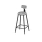 Glam Oval Bar Table Set 1/3 Pieces Stone Counter Table with Upholstered Stools Light-Grey 30"H Stool (Single) Clearhalo 'Bar Furniture' 'furn' 'furn_home_bar_bar_sets' 'Furniture' 'Home Bars & Bar Sets' 'home_bar_bar_sets' 'Kitchen & Dining Furniture' 6158105