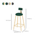 Glam Oval Bar Table Set 1/3 Pieces Stone Counter Table with Upholstered Stools Clearhalo 'Bar Furniture' 'furn' 'furn_home_bar_bar_sets' 'Furniture' 'Home Bars & Bar Sets' 'home_bar_bar_sets' 'Kitchen & Dining Furniture' 6158129