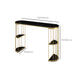 Glam Oval Bar Table Set 1/3 Pieces Stone Counter Table with Upholstered Stools Clearhalo 'Bar Furniture' 'furn' 'furn_home_bar_bar_sets' 'Furniture' 'Home Bars & Bar Sets' 'home_bar_bar_sets' 'Kitchen & Dining Furniture' 6158130