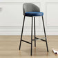 Contemporary Free Form Pub Set 1/3/4 Pieces Solid Wood Bar Table with Metal Stools Blue 30"H Stool (Single) Clearhalo 'Bar Furniture' 'furn' 'furn_home_bar_bar_sets' 'Furniture' 'Home Bars & Bar Sets' 'home_bar_bar_sets' 'Kitchen & Dining Furniture' 6158141