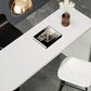 Contemporary Free Form Pub Set 1/3/4 Pieces Solid Wood Bar Table with Metal Stools Clearhalo 'Bar Furniture' 'furn' 'furn_home_bar_bar_sets' 'Furniture' 'Home Bars & Bar Sets' 'home_bar_bar_sets' 'Kitchen & Dining Furniture' 6158142