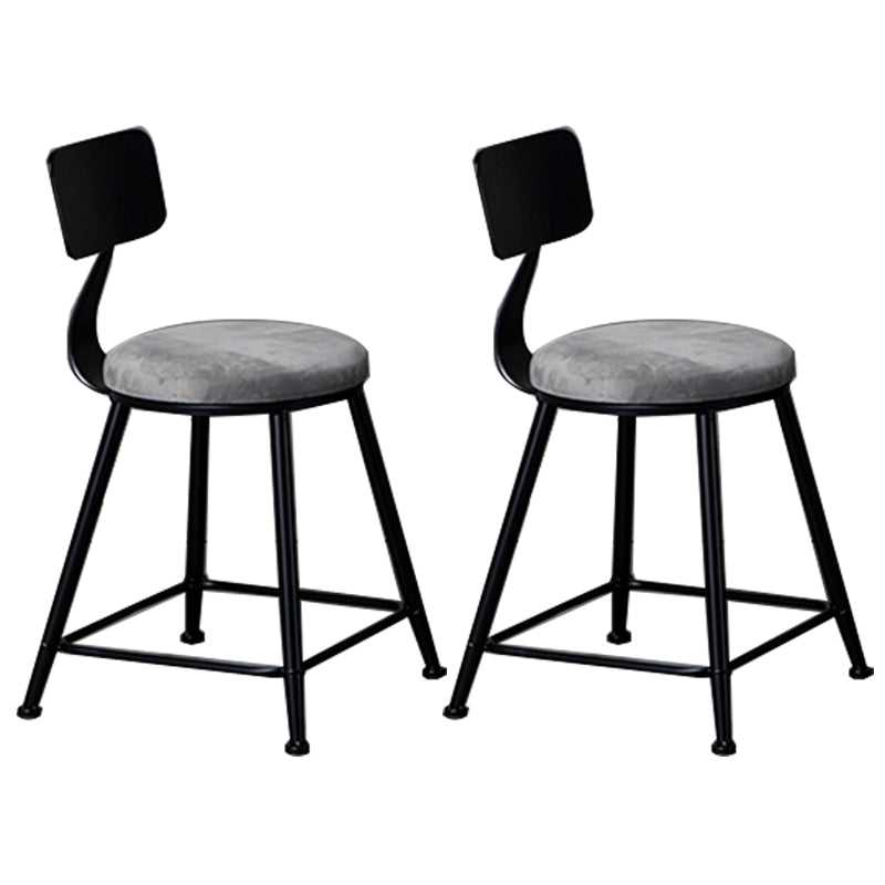1/2/3 Pieces Industrial Gray Stone Top Bar Table Set Counter Table with Stools Grey 18"H Stools (Set of 2) Clearhalo 'Bar Furniture' 'furn' 'furn_home_bar_bar_sets' 'Furniture' 'Home Bars & Bar Sets' 'home_bar_bar_sets' 'Kitchen & Dining Furniture' 6158189
