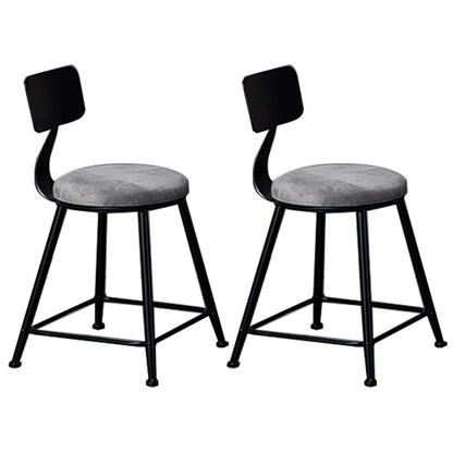 1/2/3 Pieces Industrial Gray Stone Top Bar Table Set Counter Table with Stools Grey 18"H Stools (Set of 2) Clearhalo 'Bar Furniture' 'furn' 'furn_home_bar_bar_sets' 'Furniture' 'Home Bars & Bar Sets' 'home_bar_bar_sets' 'Kitchen & Dining Furniture' 6158189