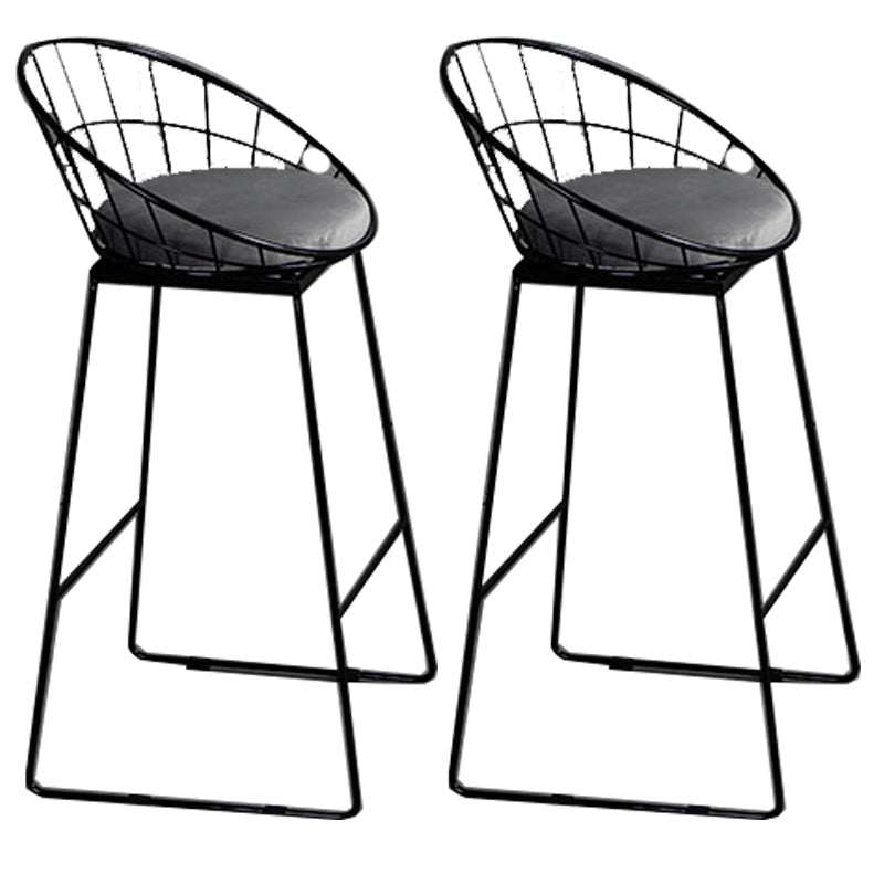 1/2/3 Pieces Industrial Gray Stone Top Bar Table Set Counter Table with Stools Light-Grey 30"H Stools (Set of 2) Clearhalo 'Bar Furniture' 'furn' 'furn_home_bar_bar_sets' 'Furniture' 'Home Bars & Bar Sets' 'home_bar_bar_sets' 'Kitchen & Dining Furniture' 6158191