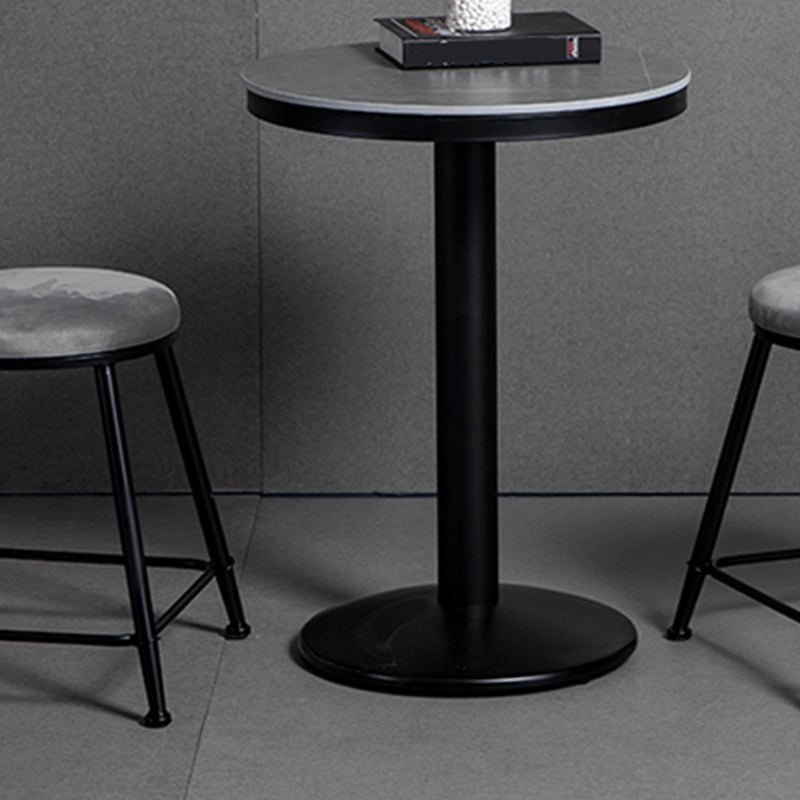 1/2/3 Pieces Industrial Gray Stone Top Bar Table Set Counter Table with Stools Clearhalo 'Bar Furniture' 'furn' 'furn_home_bar_bar_sets' 'Furniture' 'Home Bars & Bar Sets' 'home_bar_bar_sets' 'Kitchen & Dining Furniture' 6158196
