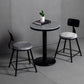 1/2/3 Pieces Industrial Gray Stone Top Bar Table Set Counter Table with Stools Clearhalo 'Bar Furniture' 'furn' 'furn_home_bar_bar_sets' 'Furniture' 'Home Bars & Bar Sets' 'home_bar_bar_sets' 'Kitchen & Dining Furniture' 6158201