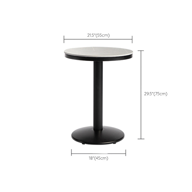 1/2/3 Pieces Industrial Gray Stone Top Bar Table Set Counter Table with Stools Clearhalo 'Bar Furniture' 'furn' 'furn_home_bar_bar_sets' 'Furniture' 'Home Bars & Bar Sets' 'home_bar_bar_sets' 'Kitchen & Dining Furniture' 6158203