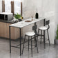 Modern Bar Table Set 1/2/3/5 Pieces Metal Bar Table with High Stools Clearhalo 'Bar Furniture' 'furn' 'furn_home_bar_bar_sets' 'Furniture' 'Home Bars & Bar Sets' 'home_bar_bar_sets' 'Kitchen & Dining Furniture' 6158212