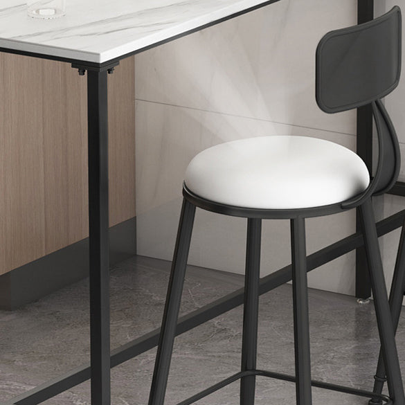 Modern Bar Table Set 1/2/3/5 Pieces Metal Bar Table with High Stools Clearhalo 'Bar Furniture' 'furn' 'furn_home_bar_bar_sets' 'Furniture' 'Home Bars & Bar Sets' 'home_bar_bar_sets' 'Kitchen & Dining Furniture' 6158215
