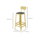 Set tavolo da bar stile glam Set da pranzo da pub fisso in pietra rettangolare da 1/5 pezzi