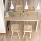 Modern Bar Table Set 1/2/5 Pieces Wooden Bar Table with High Wood Stools Clearhalo 'Bar Furniture' 'furn' 'furn_home_bar_bar_sets' 'Furniture' 'Home Bars & Bar Sets' 'home_bar_bar_sets' 'Kitchen & Dining Furniture' 6158253