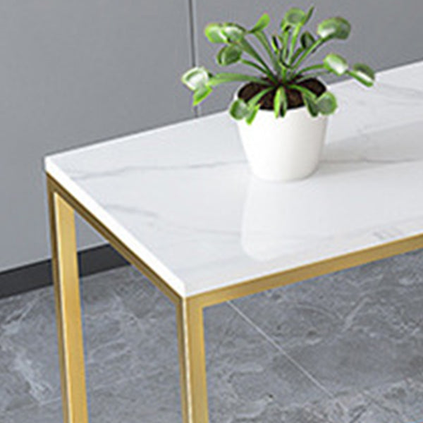 1/2/3/4 Pieces Modern Rectangular Pub Table Set Sintered Stone Top Bistro Table Set Clearhalo 'Bar Furniture' 'furn' 'furn_home_bar_bar_sets' 'Furniture' 'Home Bars & Bar Sets' 'home_bar_bar_sets' 'Kitchen & Dining Furniture' 6158276