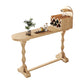1/2/5 Pieces Irregular Shape Pub Table Set Modern Wooden Counter Table with Set Wood 118"L x 20"W Clearhalo 'Bar Furniture' 'furn' 'furn_home_bar_bar_sets' 'Furniture' 'Home Bars & Bar Sets' 'home_bar_bar_sets' 'Kitchen & Dining Furniture' 6158352