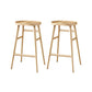 1/2/5 Pieces Irregular Shape Pub Table Set Modern Wooden Counter Table with Set Wood 30"H Stools (Set of 2) Clearhalo 'Bar Furniture' 'furn' 'furn_home_bar_bar_sets' 'Furniture' 'Home Bars & Bar Sets' 'home_bar_bar_sets' 'Kitchen & Dining Furniture' 6158353