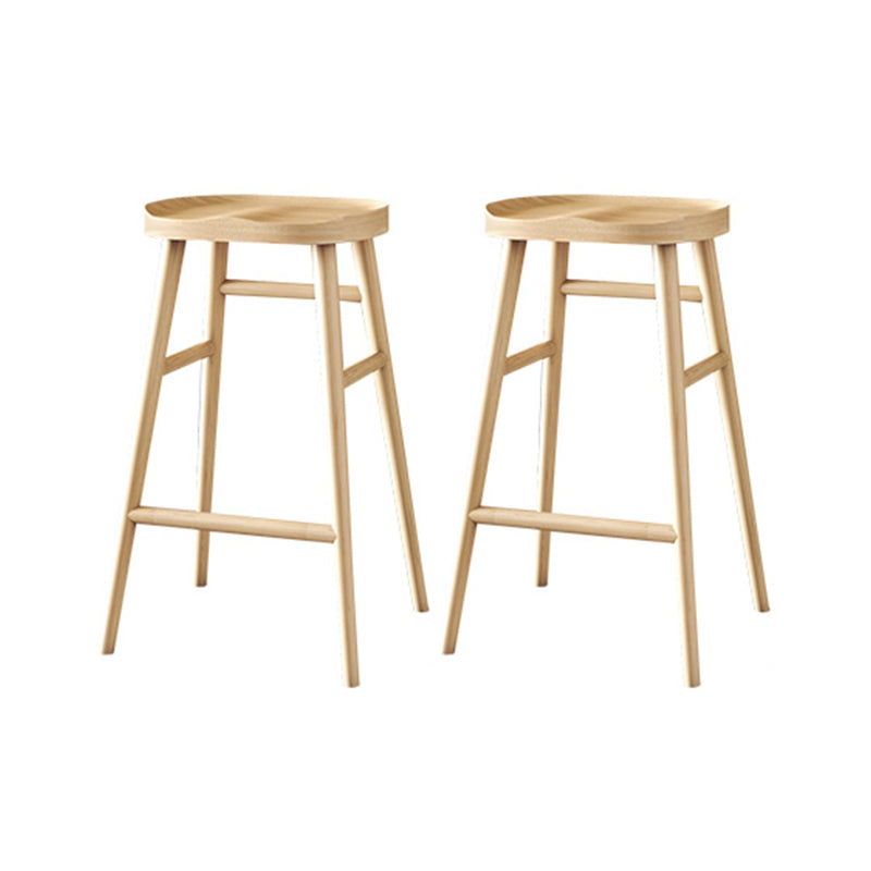 1/2/5 Pieces Irregular Shape Pub Table Set Modern Wooden Counter Table with Set Wood 30"H Stools (Set of 2) Clearhalo 'Bar Furniture' 'furn' 'furn_home_bar_bar_sets' 'Furniture' 'Home Bars & Bar Sets' 'home_bar_bar_sets' 'Kitchen & Dining Furniture' 6158353