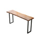 Industrial Style Bar Table Set 1/4/7 Pieces Rectangle Solid Wood Counter Table Set Brown 98"L x 18"W Clearhalo 'Bar Furniture' 'furn' 'furn_home_bar_bar_sets' 'Furniture' 'Home Bars & Bar Sets' 'home_bar_bar_sets' 'Kitchen & Dining Furniture' 6158376
