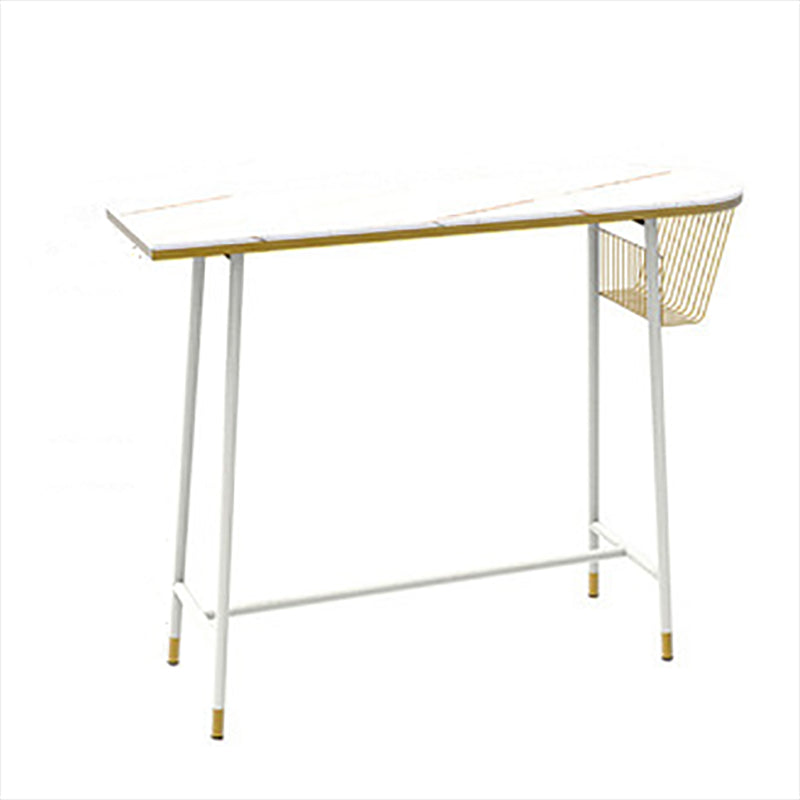 1/2/3 Pieces Irregular Shape Pub Table Set Modern Sintered Stone Top Bistro Table Set Clearhalo 'Bar Furniture' 'furn' 'furn_home_bar_bar_sets' 'Furniture' 'Home Bars & Bar Sets' 'home_bar_bar_sets' 'Kitchen & Dining Furniture' 6158424