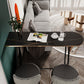 1/2/3 Pieces Irregular Shape Pub Table Set Modern Sintered Stone Top Bistro Table Set Clearhalo 'Bar Furniture' 'furn' 'furn_home_bar_bar_sets' 'Furniture' 'Home Bars & Bar Sets' 'home_bar_bar_sets' 'Kitchen & Dining Furniture' 6158430