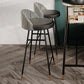 1/2/3 Pieces Irregular Shape Pub Table Set Modern Sintered Stone Top Bistro Table Set Clearhalo 'Bar Furniture' 'furn' 'furn_home_bar_bar_sets' 'Furniture' 'Home Bars & Bar Sets' 'home_bar_bar_sets' 'Kitchen & Dining Furniture' 6158431