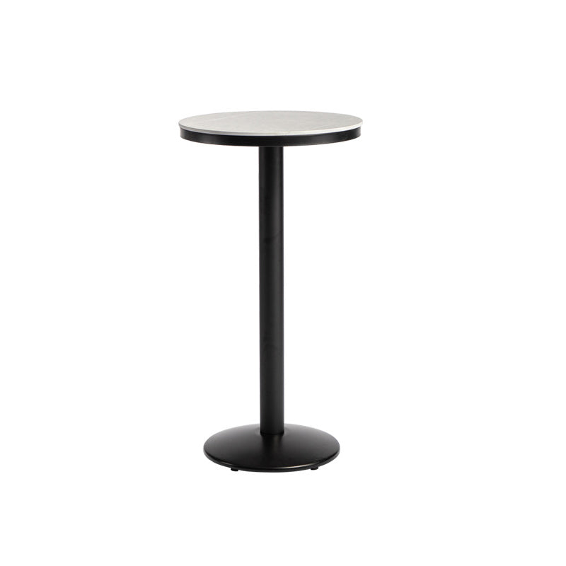 1/2/3 Pieces Industrial Iron Bar Table Set Round Bistro Set with Grey Stone Top Clearhalo 'Bar Furniture' 'furn' 'furn_home_bar_bar_sets' 'Furniture' 'Home Bars & Bar Sets' 'home_bar_bar_sets' 'Kitchen & Dining Furniture' 6158462