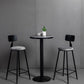 1/2/3 Pieces Industrial Iron Bar Table Set Round Bistro Set with Grey Stone Top Clearhalo 'Bar Furniture' 'furn' 'furn_home_bar_bar_sets' 'Furniture' 'Home Bars & Bar Sets' 'home_bar_bar_sets' 'Kitchen & Dining Furniture' 6158468