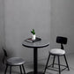 1/2/3 Pieces Industrial Iron Bar Table Set Round Bistro Set with Grey Stone Top Clearhalo 'Bar Furniture' 'furn' 'furn_home_bar_bar_sets' 'Furniture' 'Home Bars & Bar Sets' 'home_bar_bar_sets' 'Kitchen & Dining Furniture' 6158469