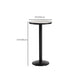1/2/3 Pieces Industrial Iron Bar Table Set Round Bistro Set with Grey Stone Top Clearhalo 'Bar Furniture' 'furn' 'furn_home_bar_bar_sets' 'Furniture' 'Home Bars & Bar Sets' 'home_bar_bar_sets' 'Kitchen & Dining Furniture' 6158474