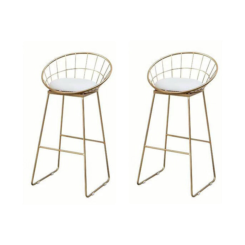 Glam Wood Bar Table Set 1/2/3/5 Pieces Round Counter Set for Home Use White 30"H Stools (Set of 2) Clearhalo 'Bar Furniture' 'furn' 'furn_home_bar_bar_sets' 'Furniture' 'Home Bars & Bar Sets' 'home_bar_bar_sets' 'Kitchen & Dining Furniture' 6158479