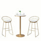 Glam Wood Bar Table Set 1/2/3/5 Pieces Round Counter Set for Home Use Clearhalo 'Bar Furniture' 'furn' 'furn_home_bar_bar_sets' 'Furniture' 'Home Bars & Bar Sets' 'home_bar_bar_sets' 'Kitchen & Dining Furniture' 6158484