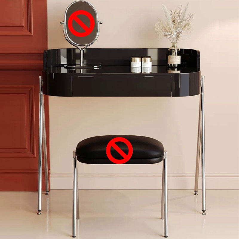 Vanity di trucco con cassetto in legno 1 cassetto da letto contemporaneo