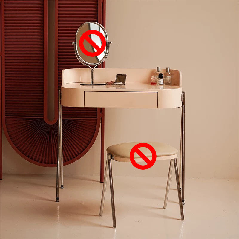 Vanity di trucco con cassetto in legno 1 cassetto da letto contemporaneo